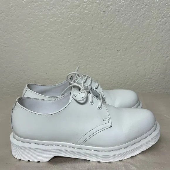 Dr. Martens 1461 MONO SMOOTH LEATHER OXFORD SHOES White