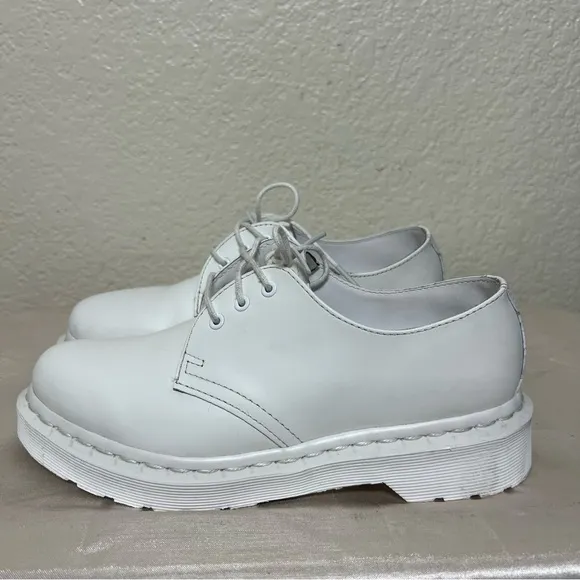Dr. Martens 1461 MONO SMOOTH LEATHER OXFORD SHOES White