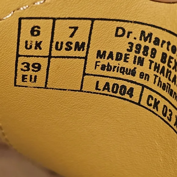 Dr. Martens 3989 Bex Brogue Oxford Size 7