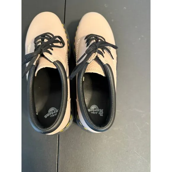 Dr. Martens 8053 Quad Beige Unisex Size 7/8 Platform Leather