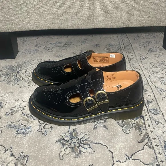 Dr. Martens 8065 Patent Leather Mary JaneShoes Black