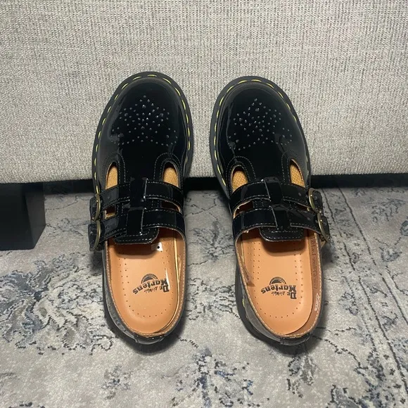 Dr. Martens 8065 Patent Leather Mary JaneShoes Black