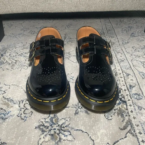 Dr. Martens 8065 Patent Leather Mary JaneShoes Black