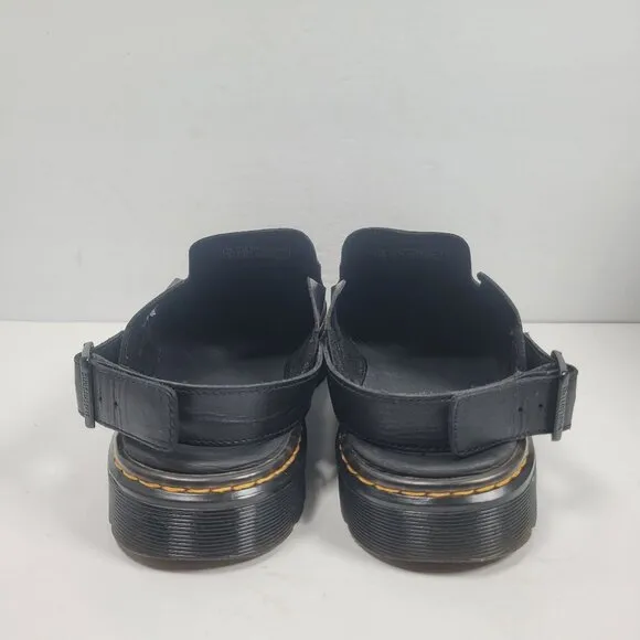 Dr. Martens Carlson Men's Black Leather Slip On Mules US Size 10