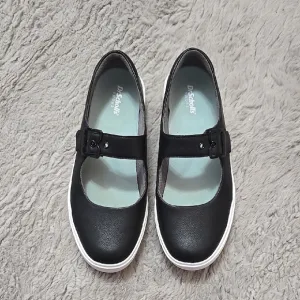 Dr. Scholl's Black leather Mary Jane platform Shoes