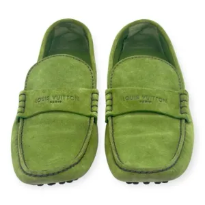 Driving Shoes suede lime Green
