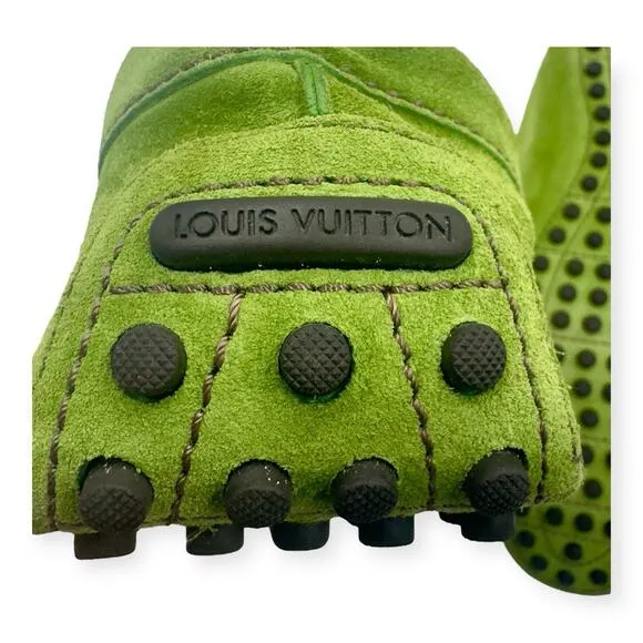 Driving Shoes suede lime Green