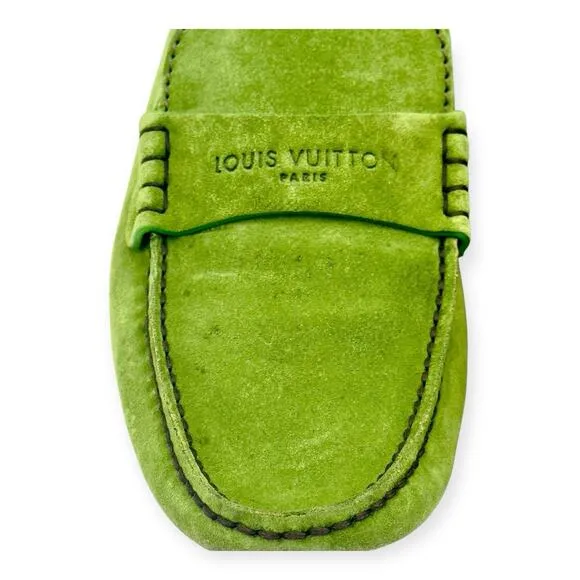 Driving Shoes suede lime Green