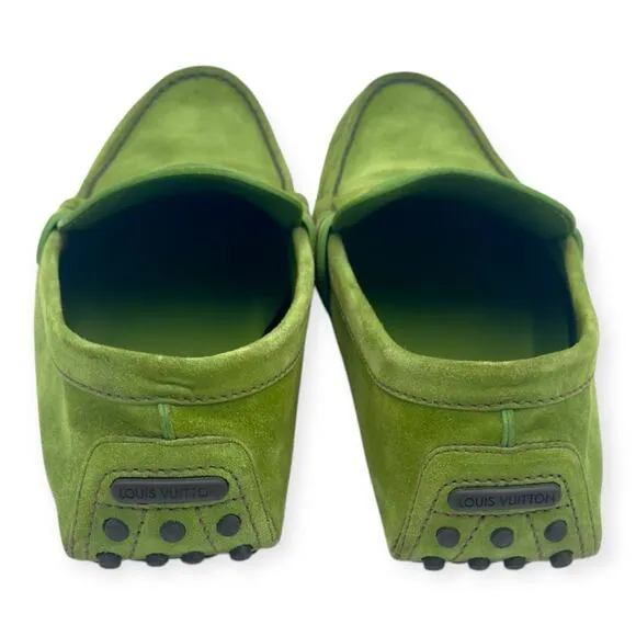 Driving Shoes suede lime Green