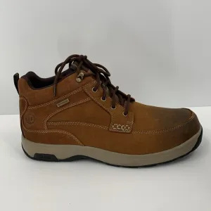 Dunham Midland waterproof ankle work boots brown leather CH3011 laces men 11.5