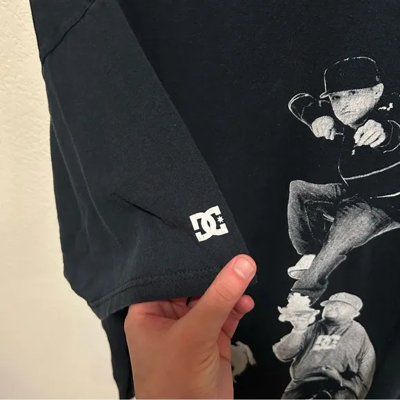 Early 2000’s VTG Rob &amp; Big Rob Dyrdeck DC shoes skate rap tee