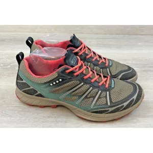 ECCO Biom Trail Fl Lite Women's EUR 39 Black Mesh Lace Up Athletic Sneaker Shoes