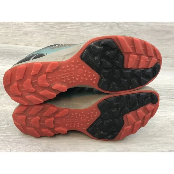 ECCO Biom Trail Fl Lite Women's EUR 39 Black Mesh Lace Up Athletic Sneaker Shoes
