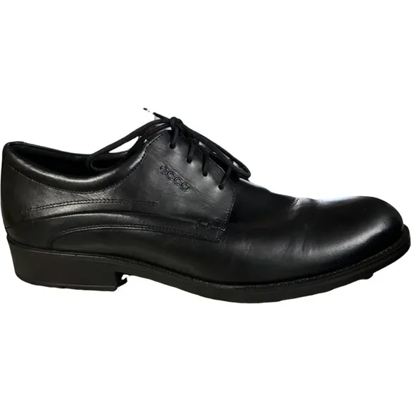 ECCO Men's Harold Plain Toe Oxford Black Size 44 US: ( 10.10.5)