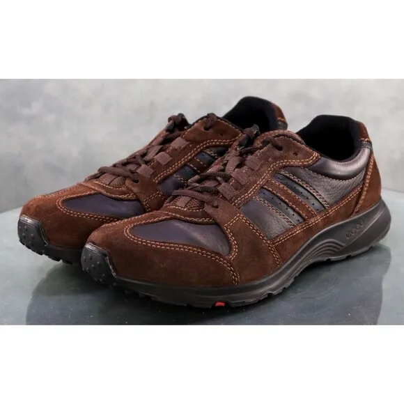 ECCO Receptor Men's Comfort Trail Hiking Shoes Size EU 41 US 7-7.5 Brown Black