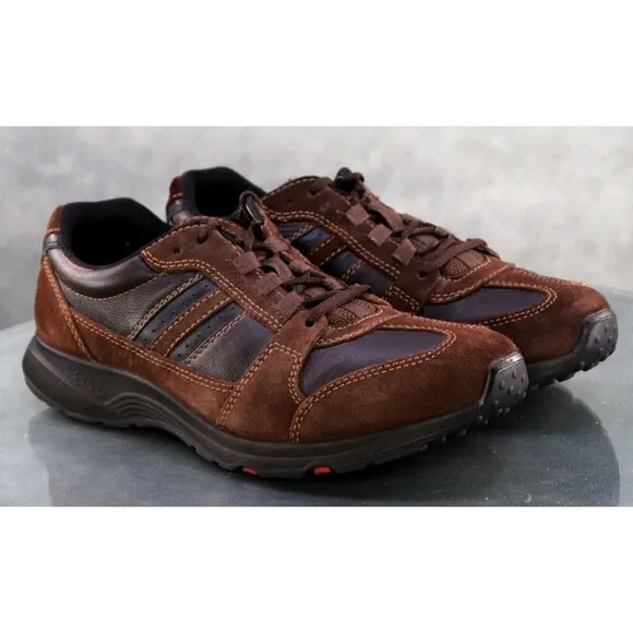 ECCO Receptor Men's Comfort Trail Hiking Shoes Size EU 41 US 7-7.5 Brown Black