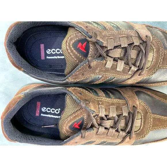 ECCO Receptor Men's Comfort Trail Hiking Shoes Size EU 41 US 7-7.5 Brown Black