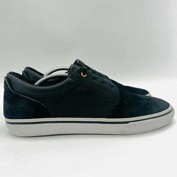 Emerica Alcove Skate Shoes Black Suede Sneakers Size 12