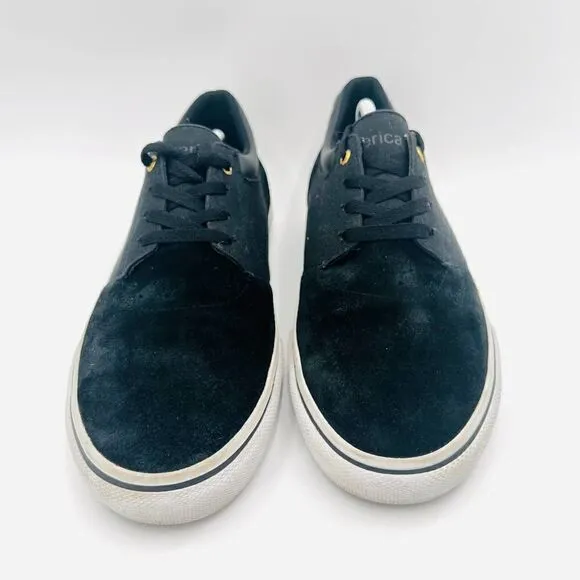 Emerica Alcove Skate Shoes Black Suede Sneakers Size 12