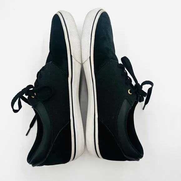 Emerica Alcove Skate Shoes Black Suede Sneakers Size 12