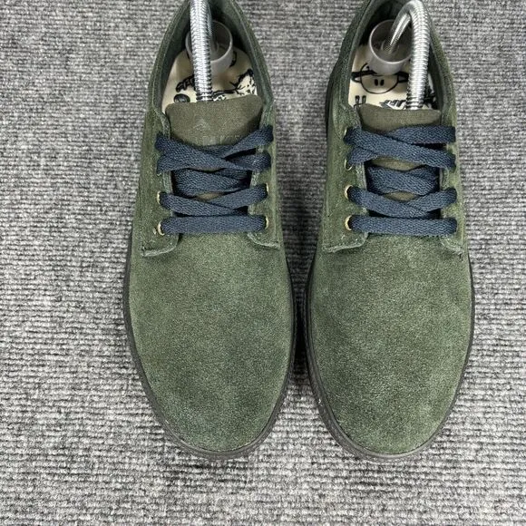 Emerica Mens Spanky G6 Sneakers Mens 9 Green Suede Skateboard Skate Shoes EUC