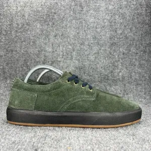 Emerica Mens Spanky G6 Sneakers Mens 9 Green Suede Skateboard Skate Shoes EUC