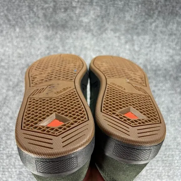 Emerica Mens Spanky G6 Sneakers Mens 9 Green Suede Skateboard Skate Shoes EUC
