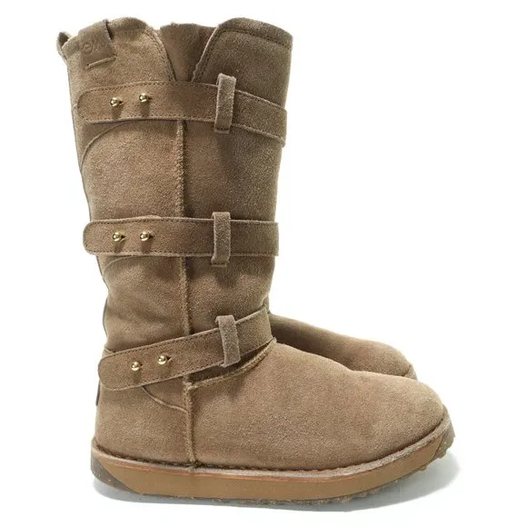 EMU Tall Leather Waterproof Winter Boots | Women's 7, Mens 6