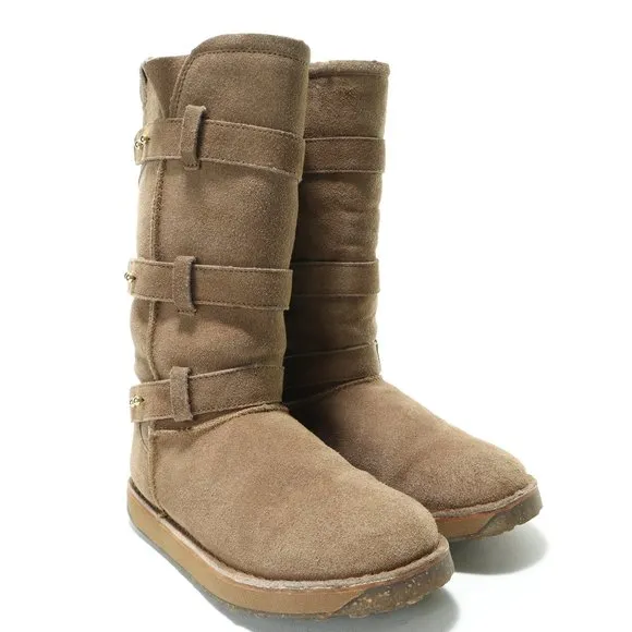 EMU Tall Leather Waterproof Winter Boots | Women's 7, Mens 6