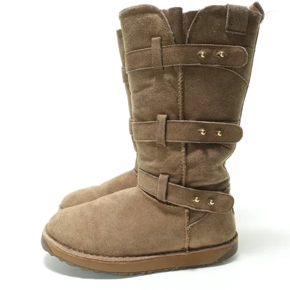 EMU Tall Leather Waterproof Winter Boots | Women's 7, Mens 6