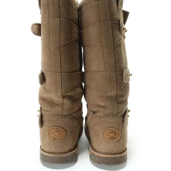 EMU Tall Leather Waterproof Winter Boots | Women's 7, Mens 6