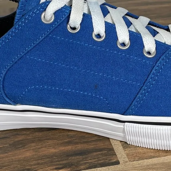 Etnies RLS x Sheep Mens Sz 11 Shoes Blue Canvas Lace Up Athletic Skate Sneakers