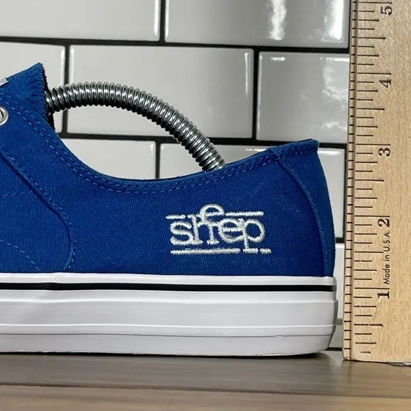 Etnies RLS x Sheep Mens Sz 11 Shoes Blue Canvas Lace Up Athletic Skate Sneakers