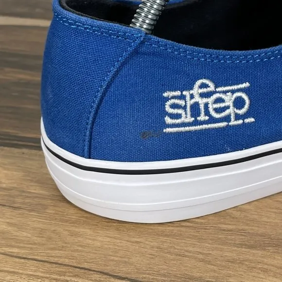 Etnies RLS x Sheep Mens Sz 11 Shoes Blue Canvas Lace Up Athletic Skate Sneakers
