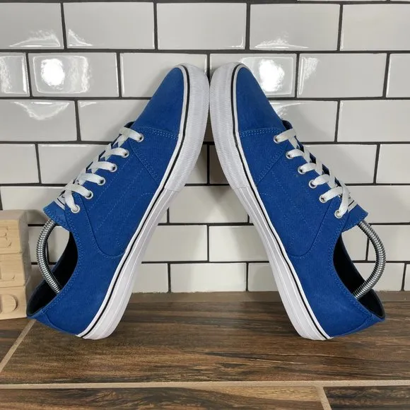 Etnies RLS x Sheep Mens Sz 11 Shoes Blue Canvas Lace Up Athletic Skate Sneakers