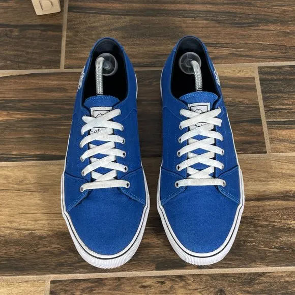 Etnies RLS x Sheep Mens Sz 11 Shoes Blue Canvas Lace Up Athletic Skate Sneakers