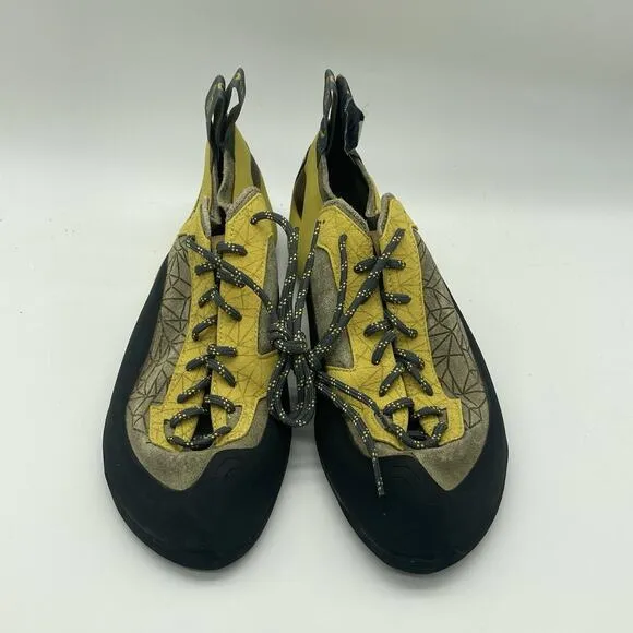 Eu Size 43.5 Men 10.5 La Sportiva Finale Yellow Climbing Shoes Vibram Edge Italy