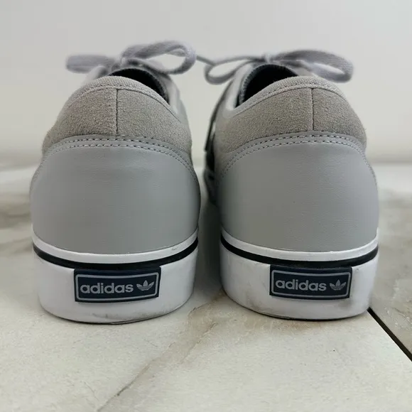 EUC Adidas Adi Ease Official Premiere Slate Gray Navy Skate Shoes Sneakers, 12