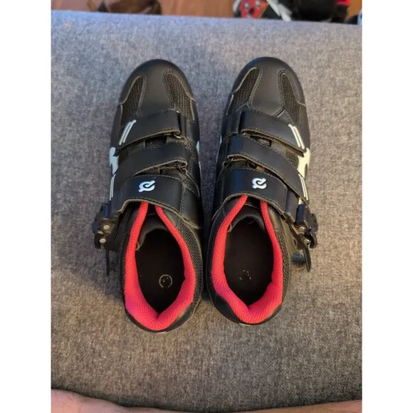 EUC Peloton cycling bike shoes with look delta cleats EU 37 US women's 6