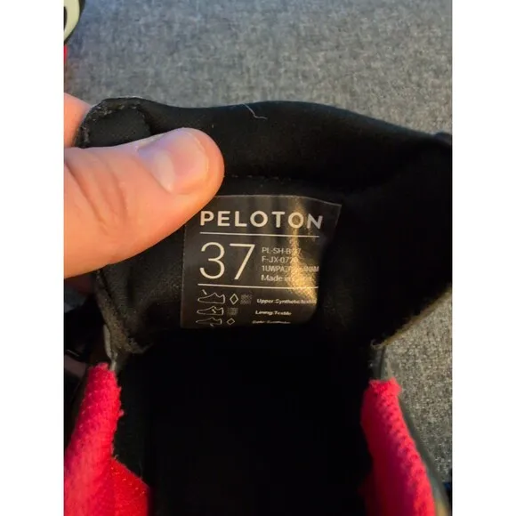 EUC Peloton cycling bike shoes with look delta cleats EU 37 US women's 6