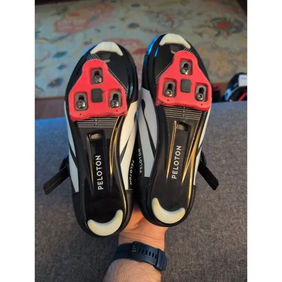 EUC Peloton cycling bike shoes with look delta cleats EU 37 US women's 6