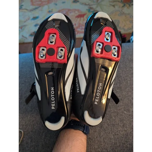 EUC Peloton cycling bike shoes with look delta cleats EU 41 US women's 10