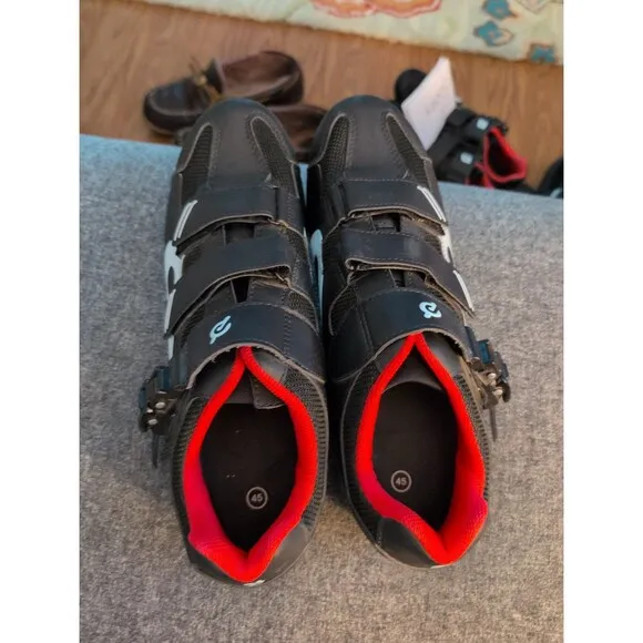 EUC Peloton cycling bike shoes with look delta cleats EU 45 US men's 11