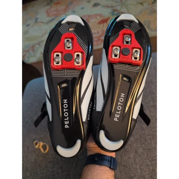 EUC Peloton cycling bike shoes with look delta cleats EU 45 US men's 11