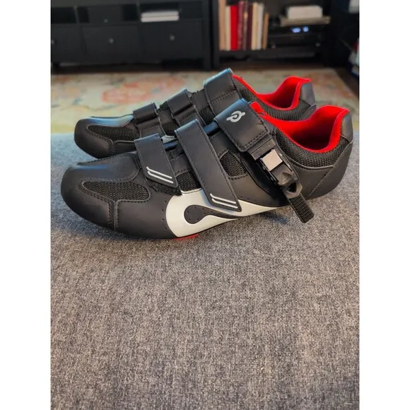 EUC Peloton cycling bike shoes with look delta cleats EU 46 US men's 12