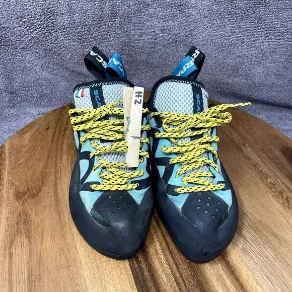 EUC SCARPA Vapor Lace Rock Climbing Bouldering Shoes Women's EU 36.5 US 5 2/3