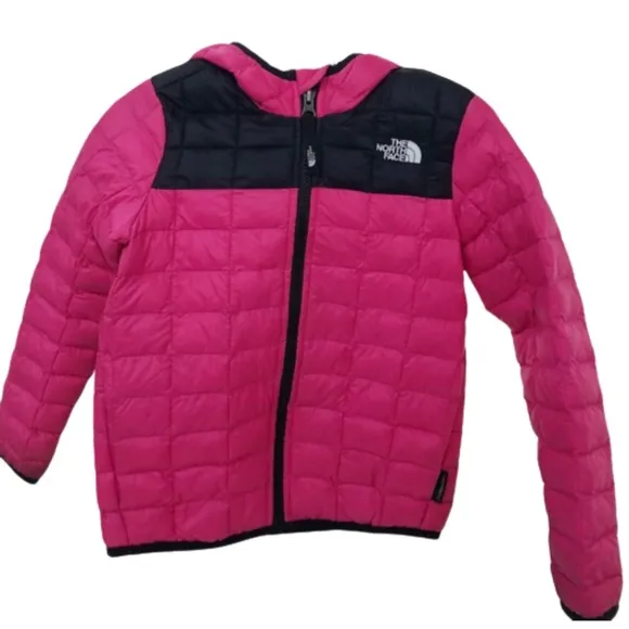 EUC The North Face Toddle Mr. Pink Thermoball Eco Hooded Jacket Size 5