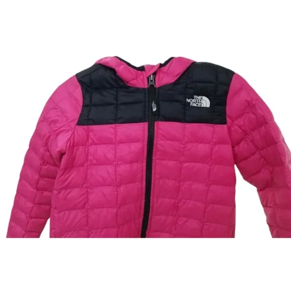 EUC The North Face Toddle Mr. Pink Thermoball Eco Hooded Jacket Size 5