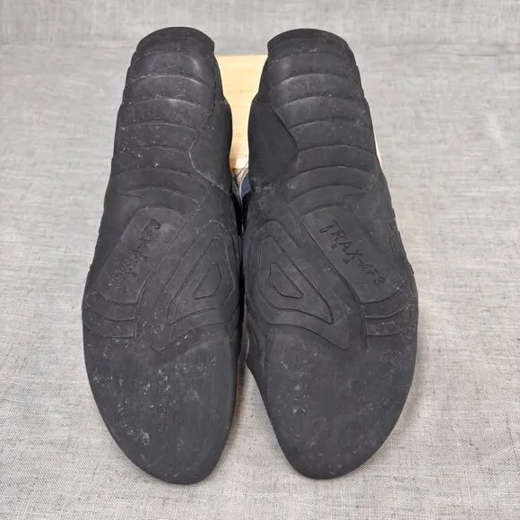 Evolv Evo Climbing Shoes Navy Blue Synthetic Suede Rubber Bouldering Men's 9