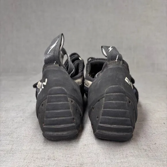 Evolv Evo Climbing Shoes Navy Blue Synthetic Suede Rubber Bouldering Men's 9